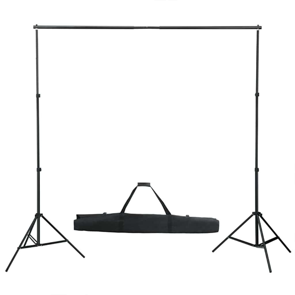 Fotostudioset met verlichtingsset, achtergrond en reflector – afbeelding 8