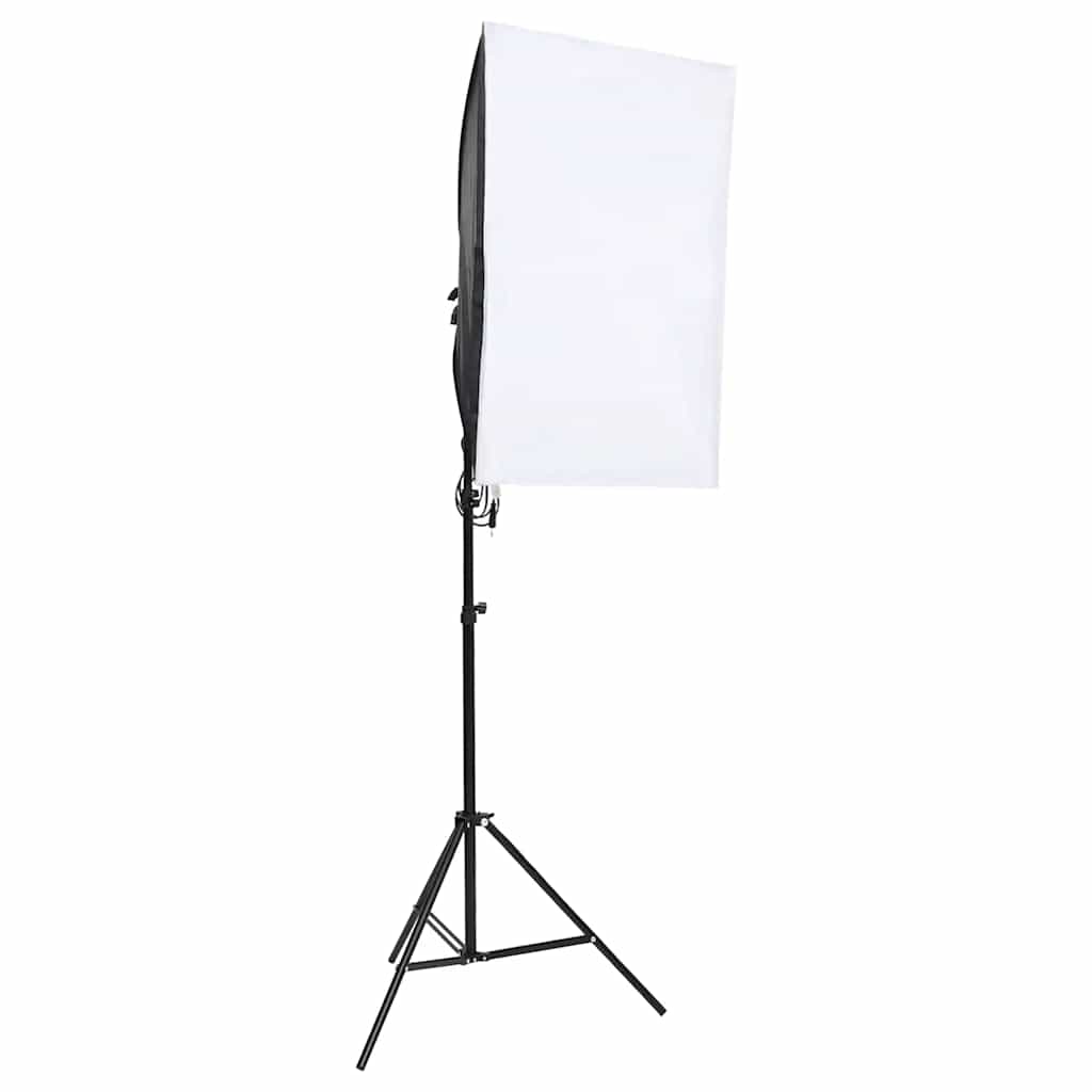 Fotostudioset met verlichtingsset en achtergrond – afbeelding 3