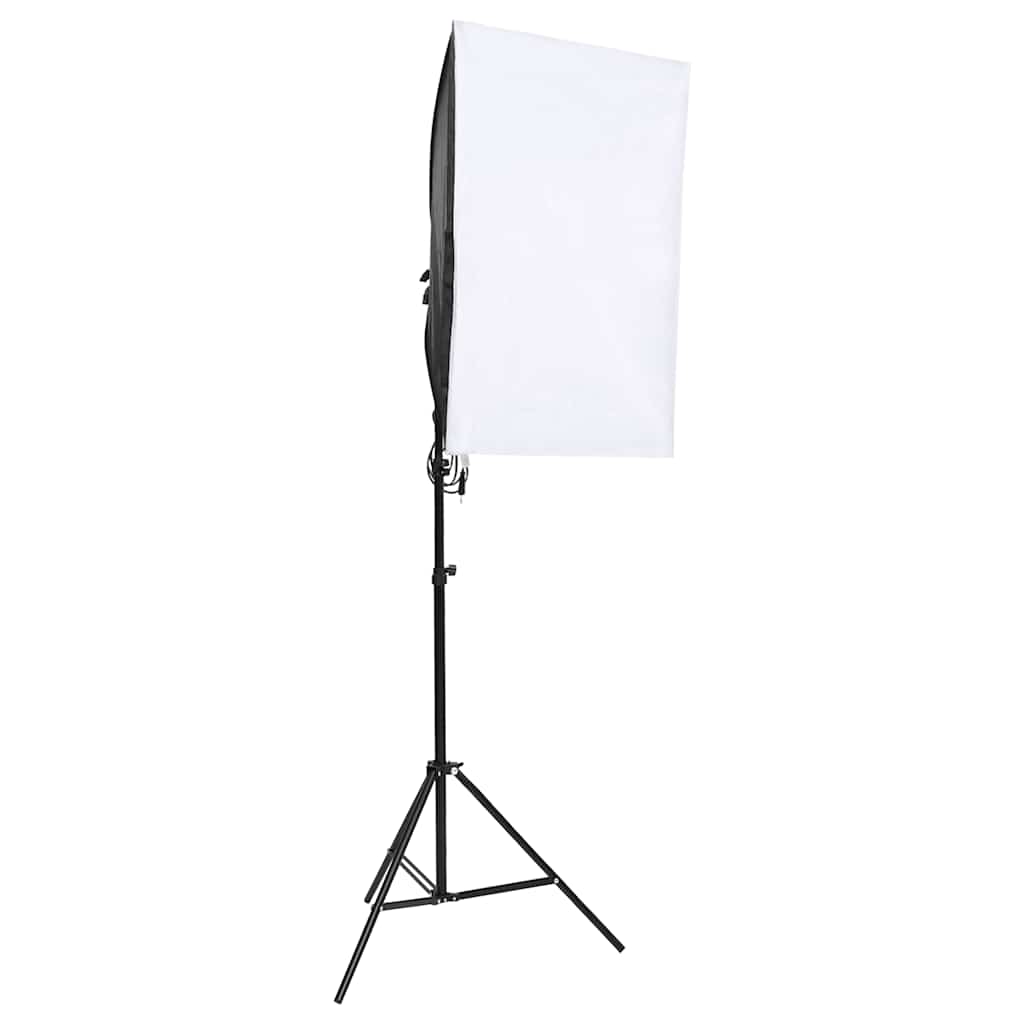 Fotostudioset met verlichtingsset, achtergrond en reflector – afbeelding 5