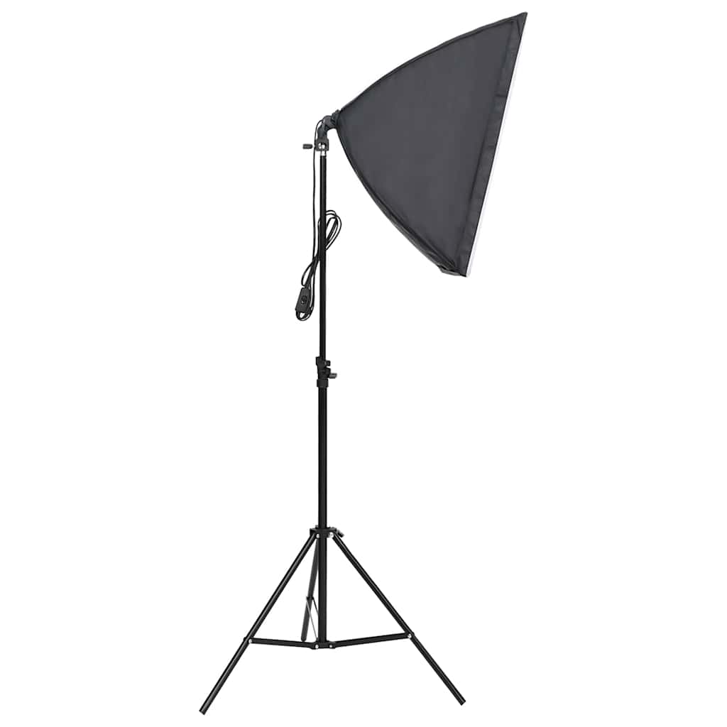 Fotostudioset met verlichtingsset, achtergrond en reflector – afbeelding 6
