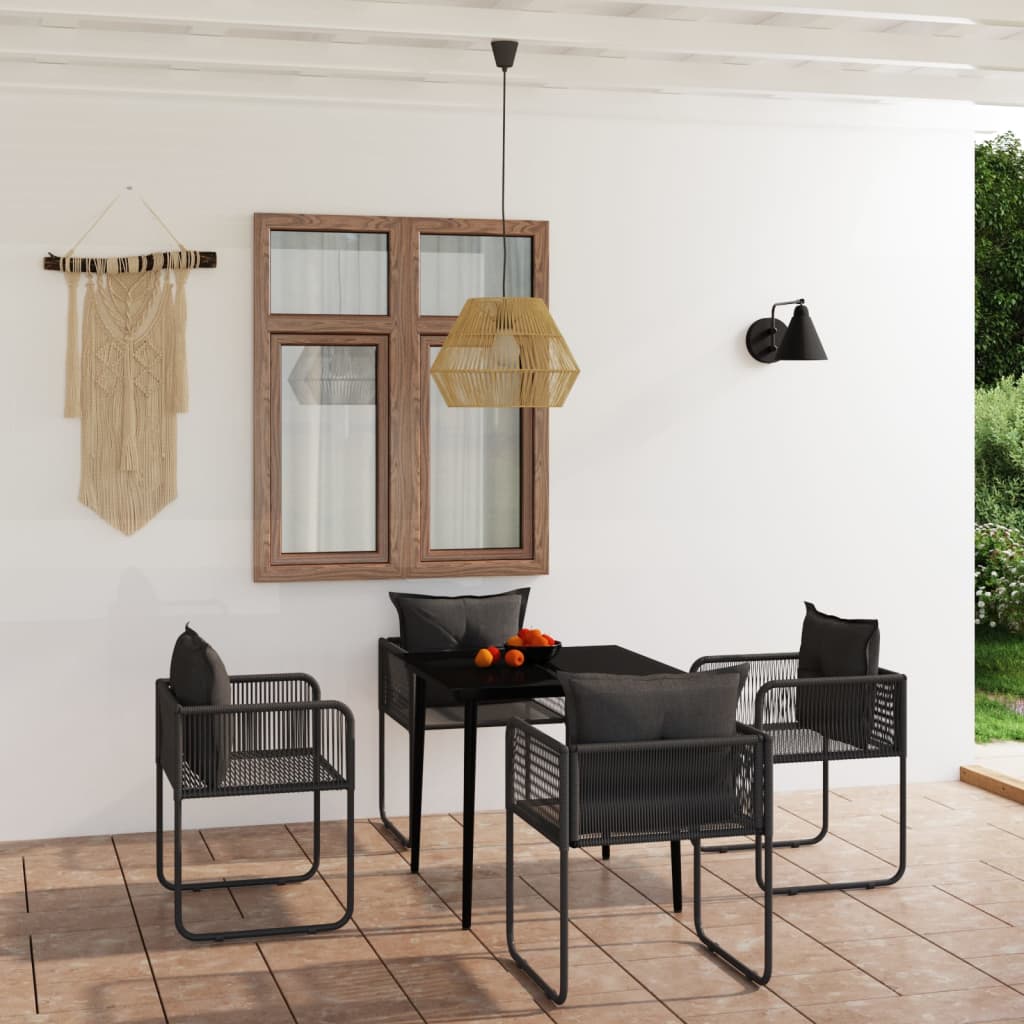 5-delige Tuinset zwart – afbeelding 1