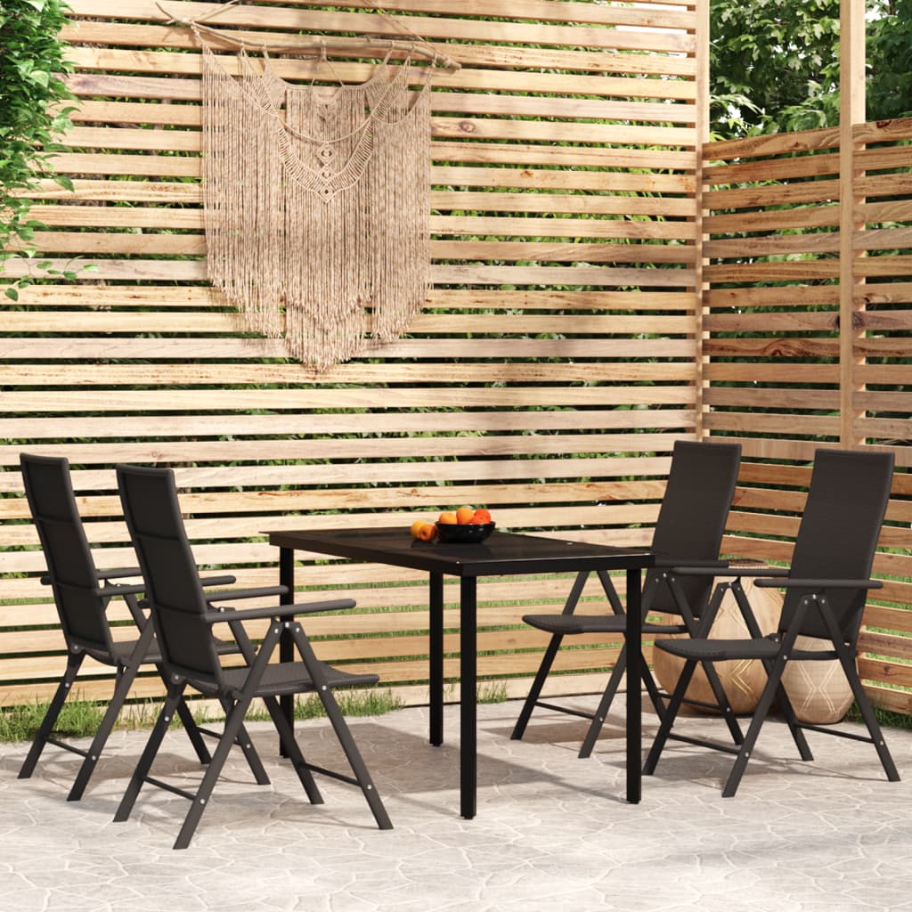 5-delige Tuinset zwart – afbeelding 1