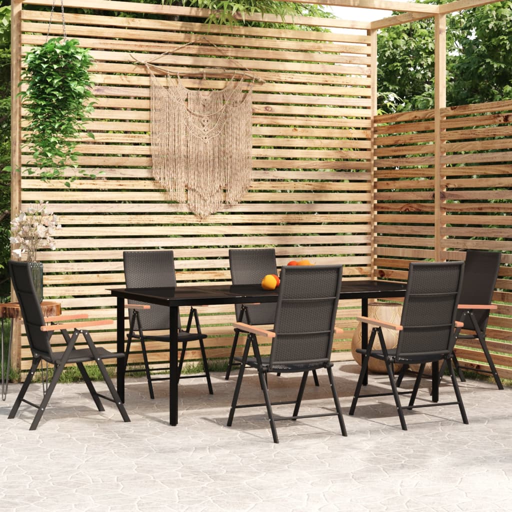 7-delige Tuinset zwart – afbeelding 1