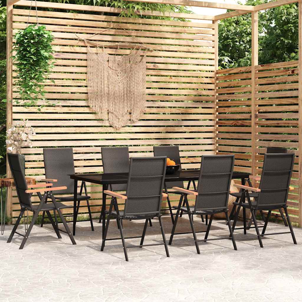 9-delige Tuinset zwart – afbeelding 1