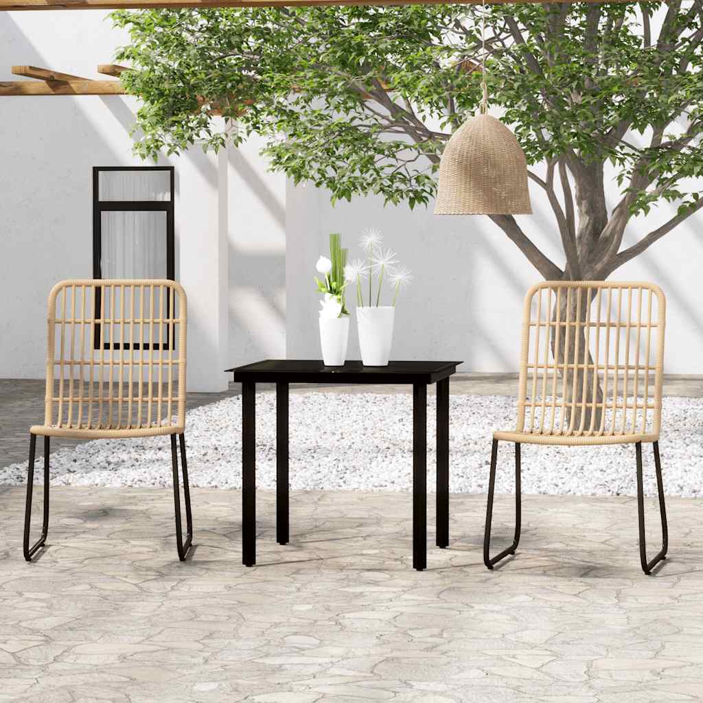 3-delige Tuinset eikenkleurig – afbeelding 1