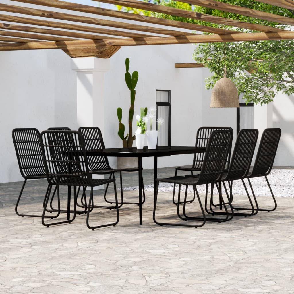 9-delige Tuinset zwart – afbeelding 1