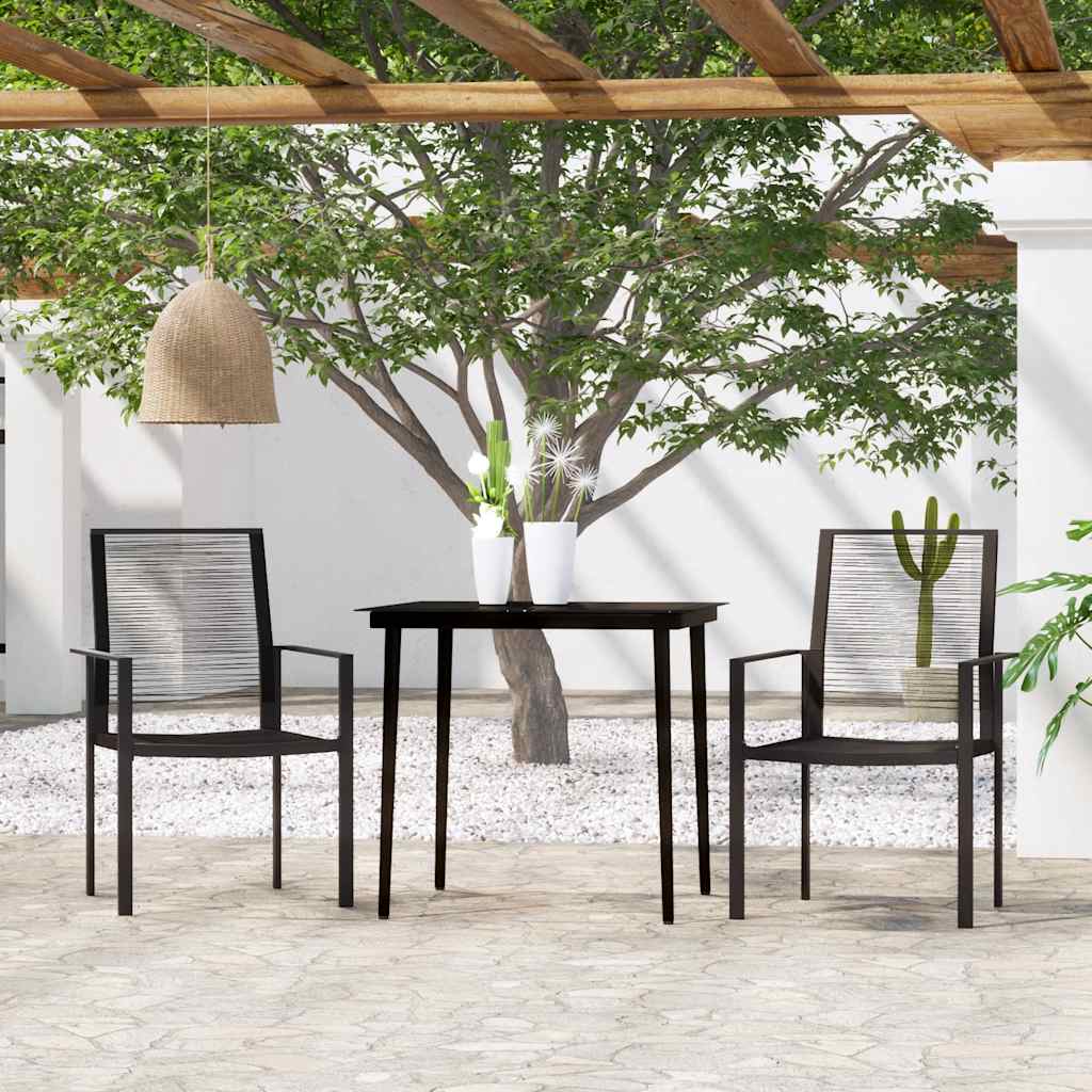 3-delige Tuinset zwart – afbeelding 1
