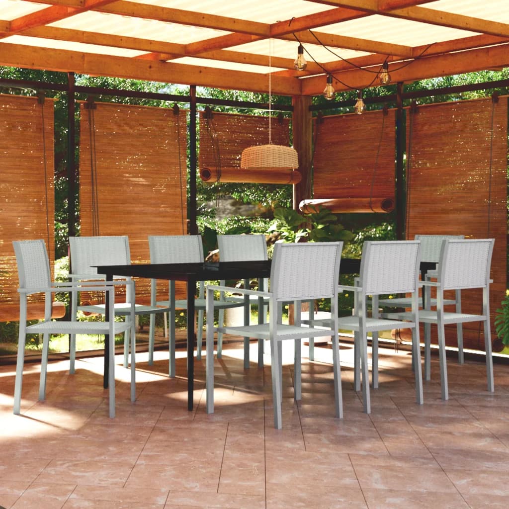 9-delige Tuinset wit – afbeelding 1