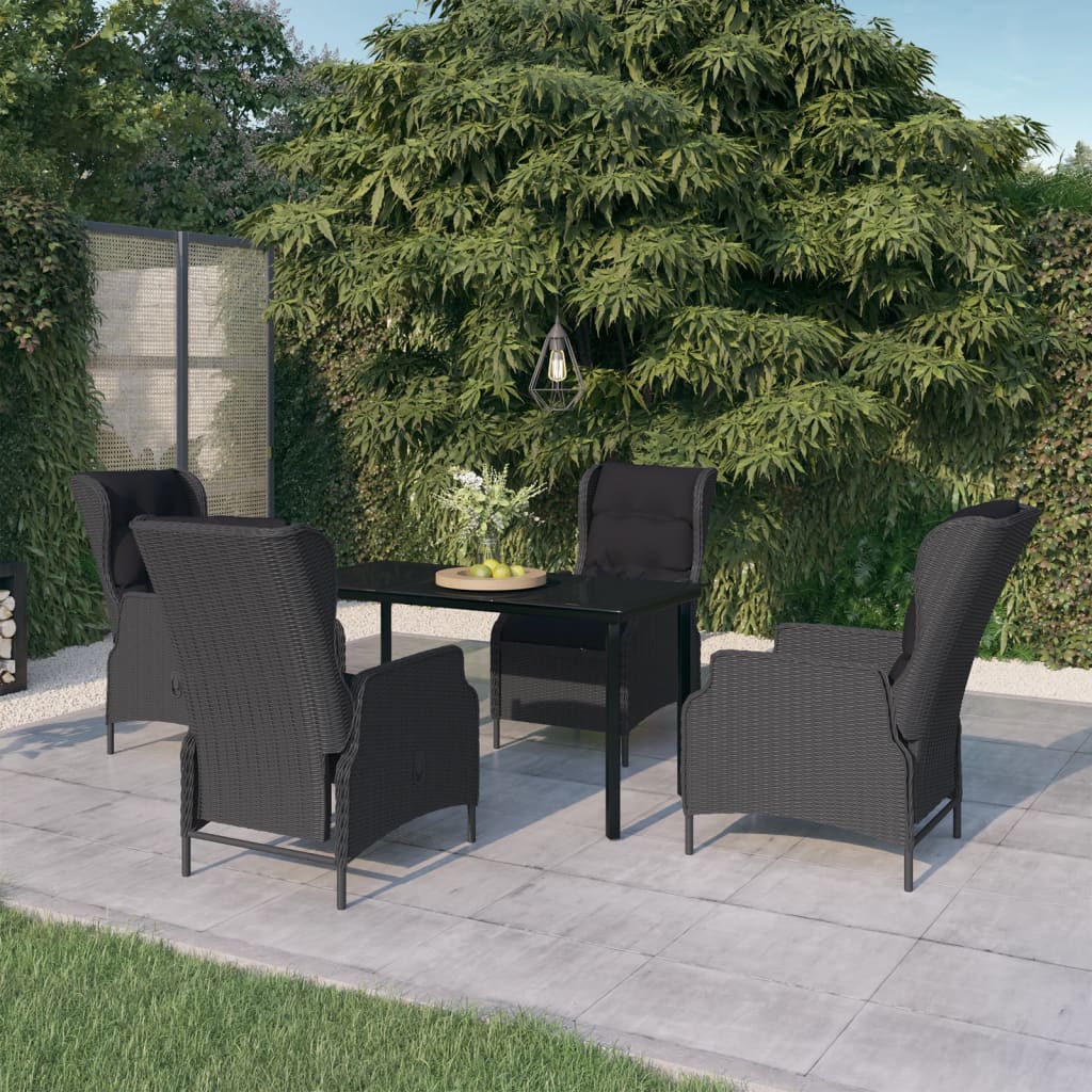 5-delige Tuinset donkergrijs – afbeelding 1
