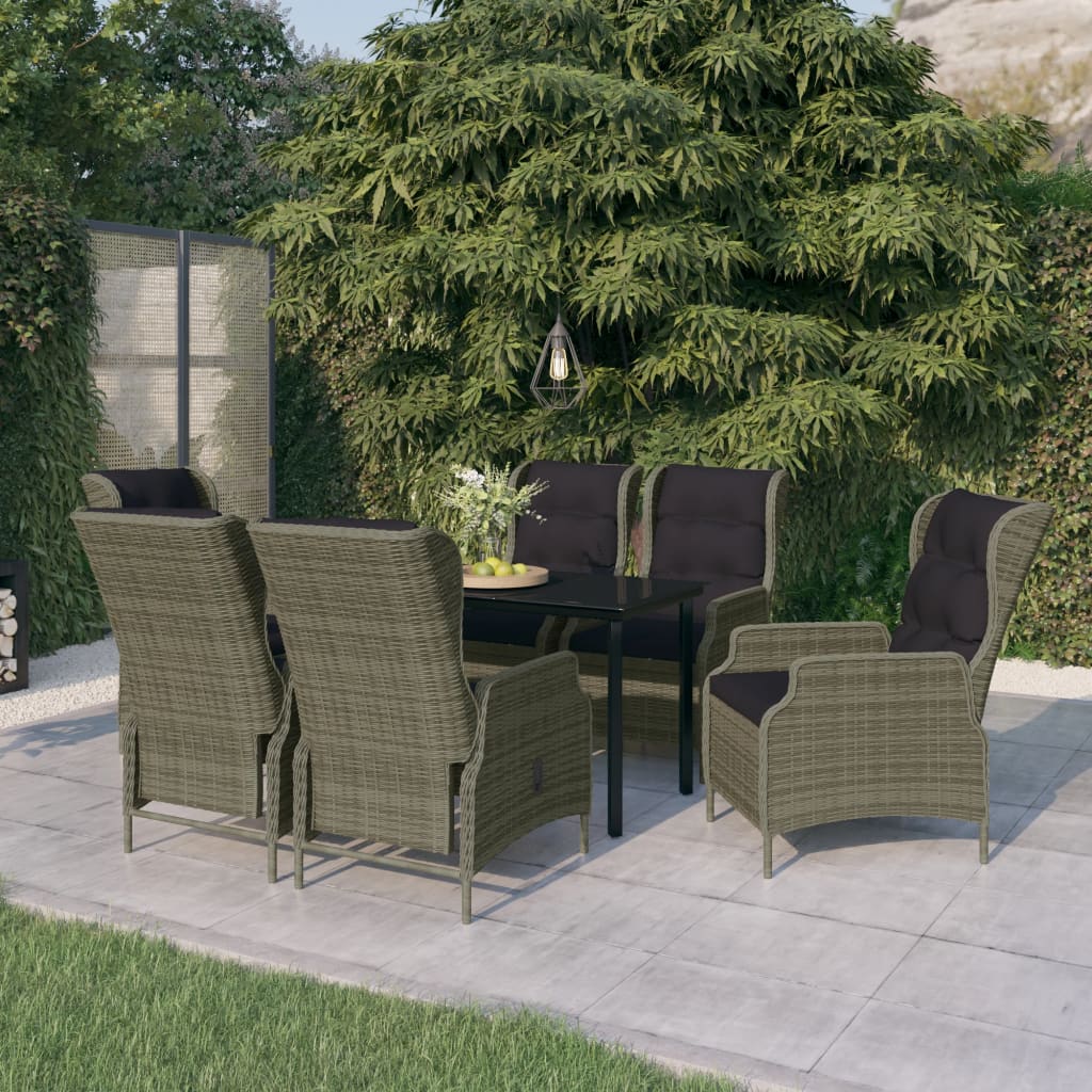 7-delige Tuinset bruin – afbeelding 1