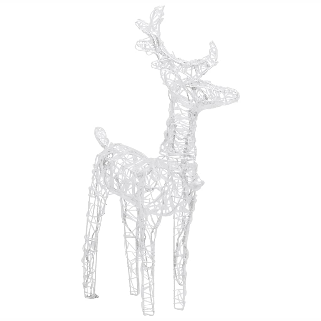 Kerstversiering rendieren en slee 320 LED's acryl – afbeelding 6