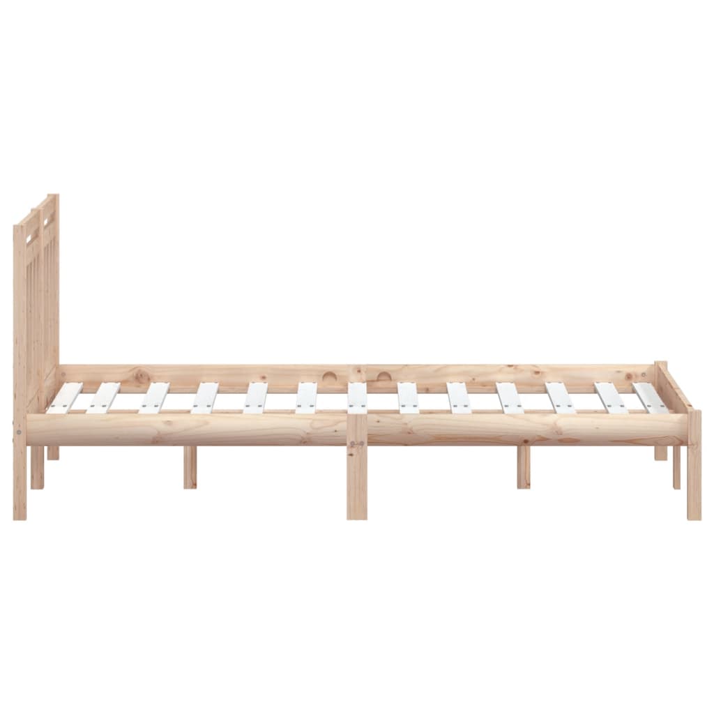 Bedframe massief grenenhout 140x190 cm – afbeelding 5