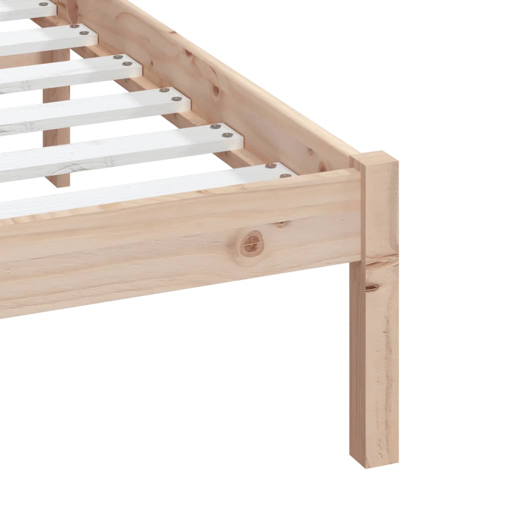 Bedframe massief grenenhout 140x190 cm – afbeelding 7