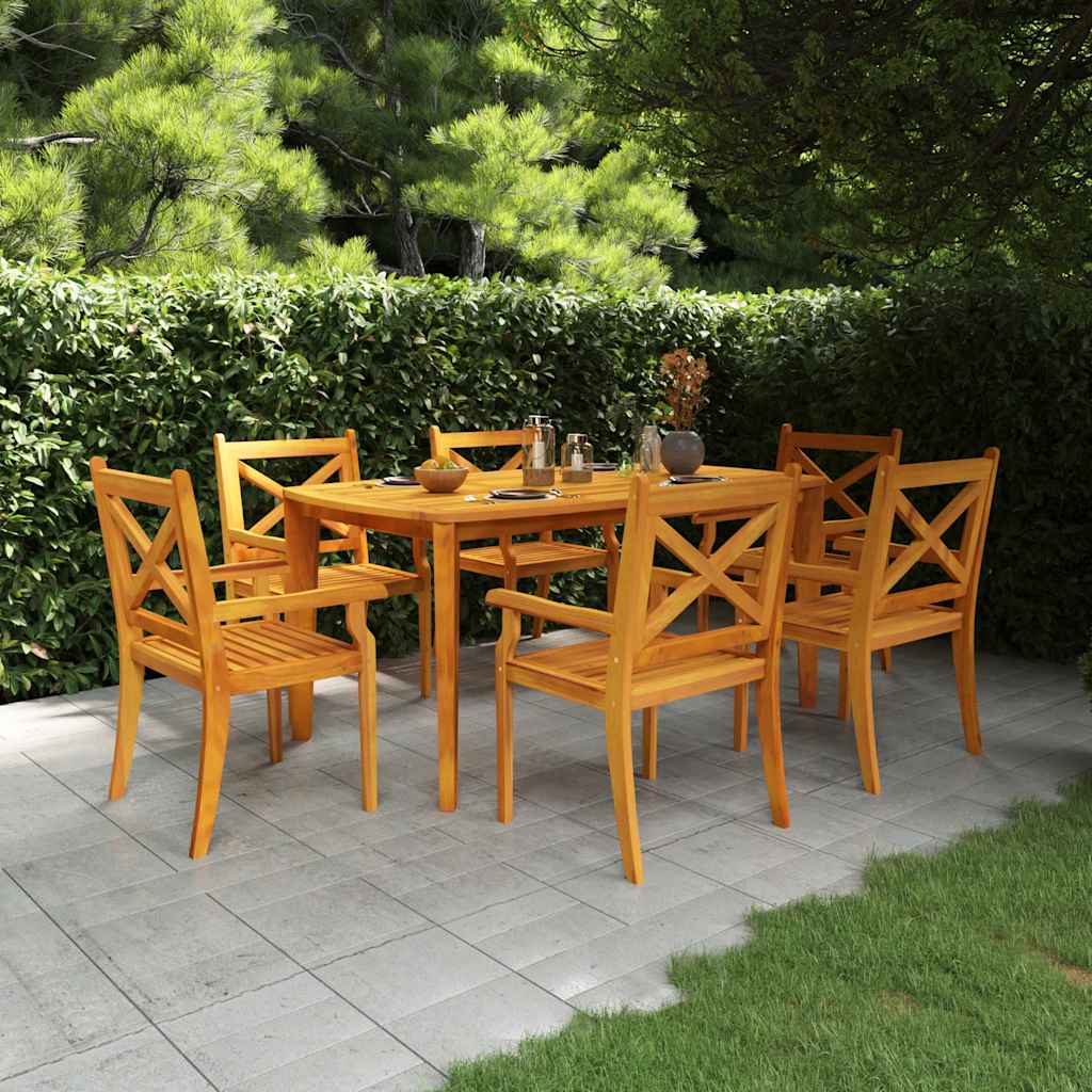 Tuintafel 160x90x75 cm massief acaciahout