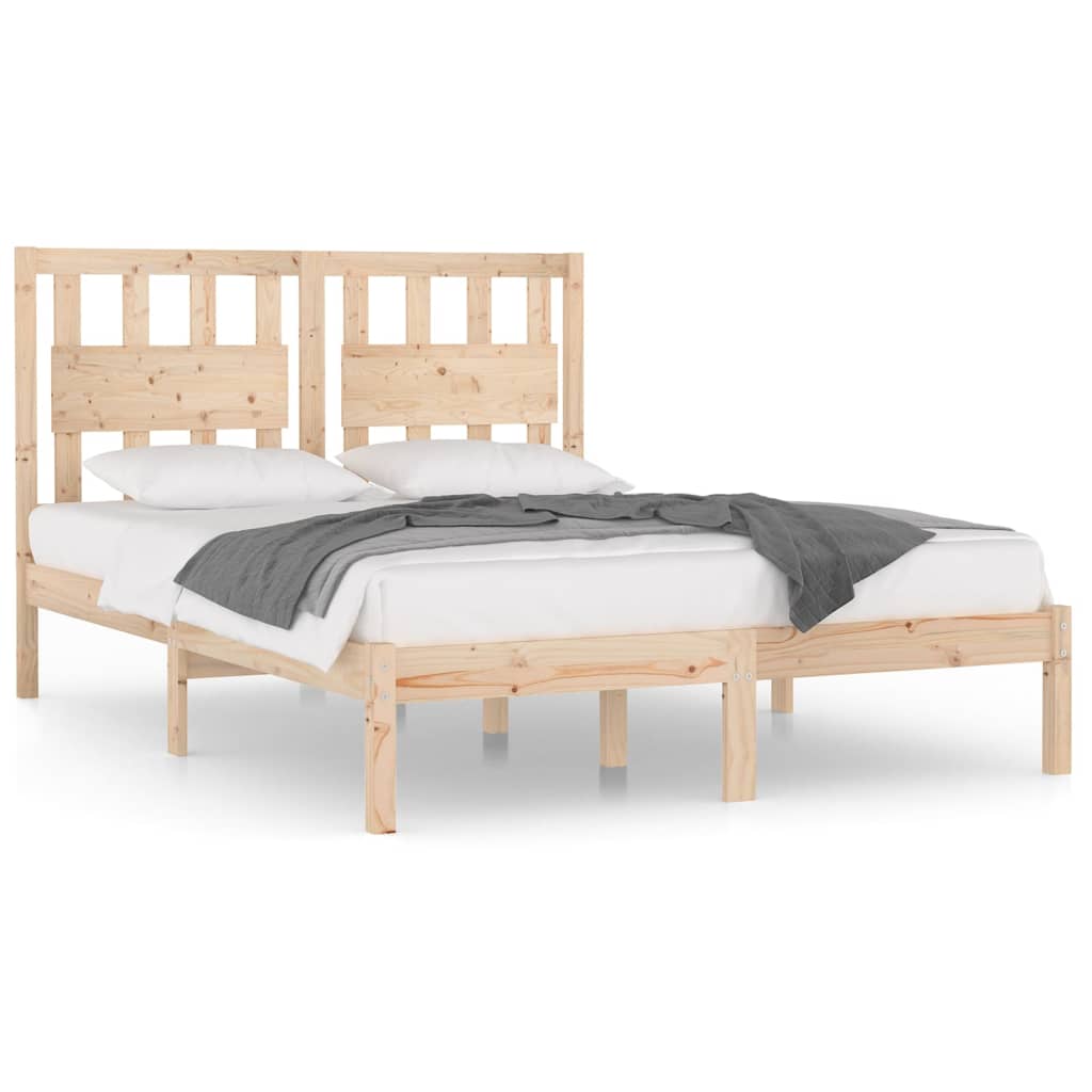 Bedframe massief grenenhout 180x200 cm – afbeelding 2