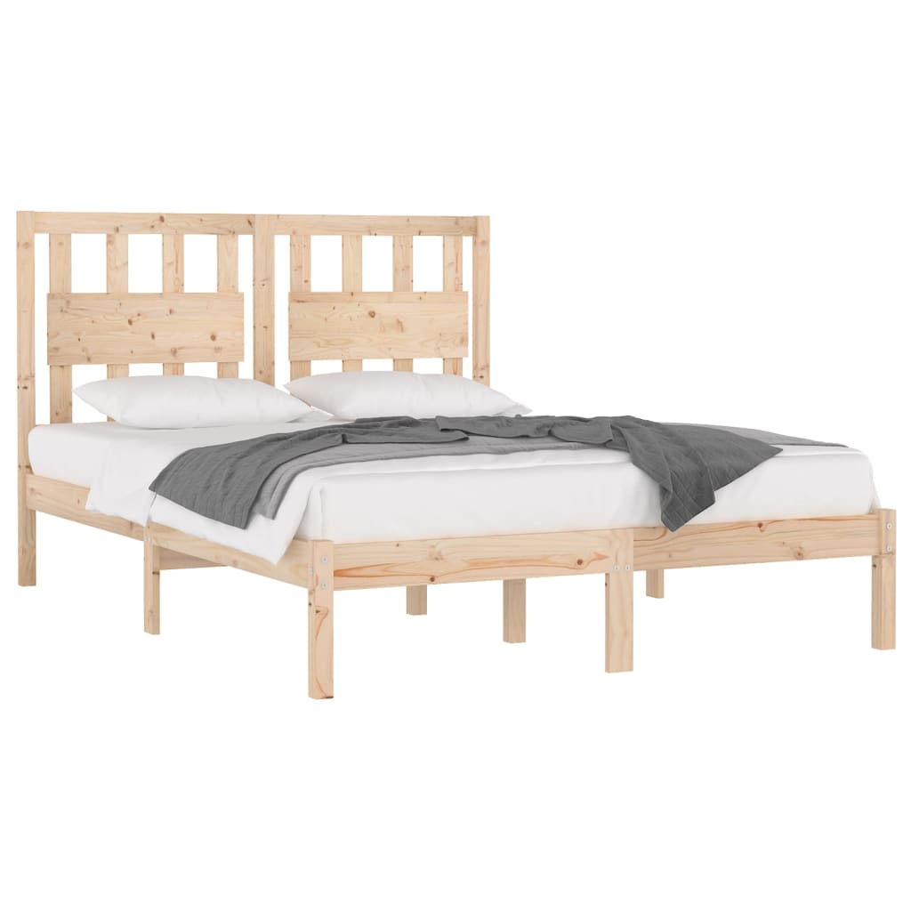 Bedframe massief grenenhout 180x200 cm – afbeelding 3
