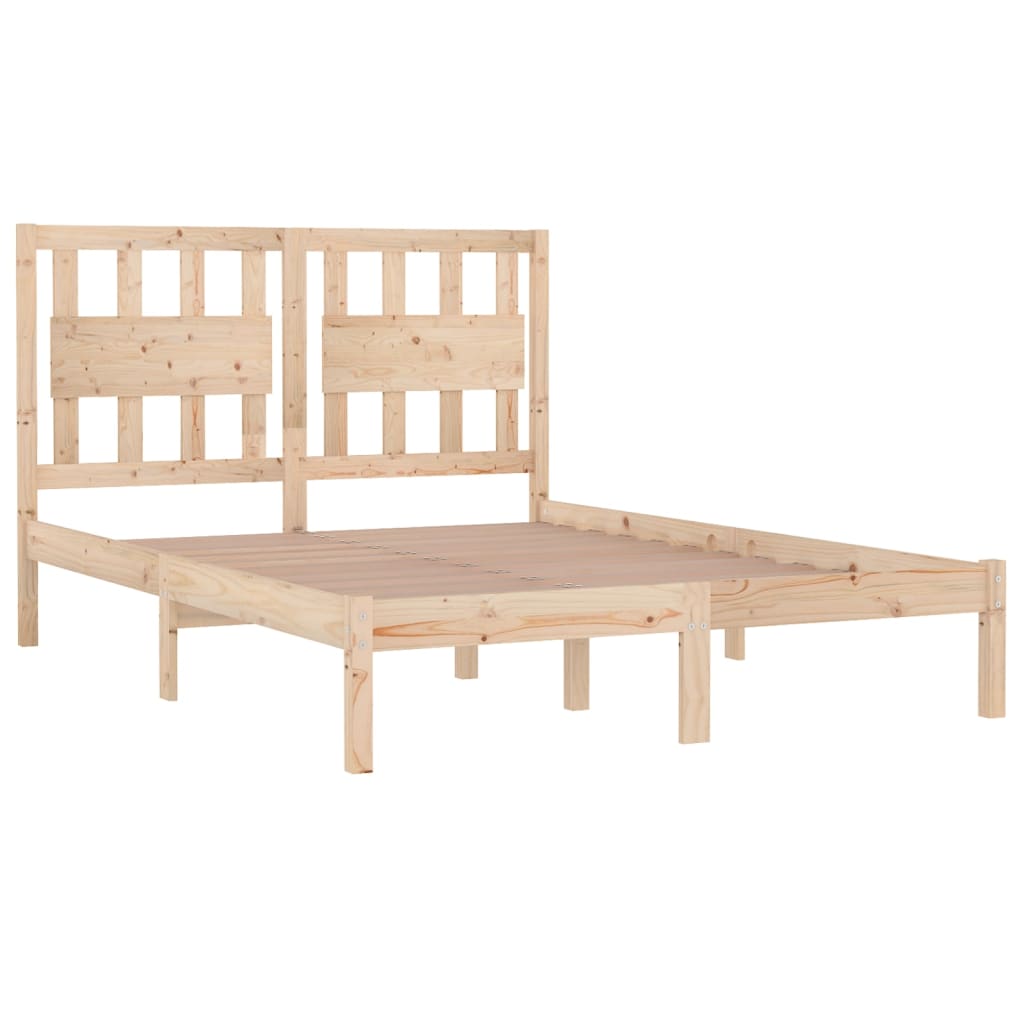 Bedframe massief grenenhout 180x200 cm – afbeelding 4