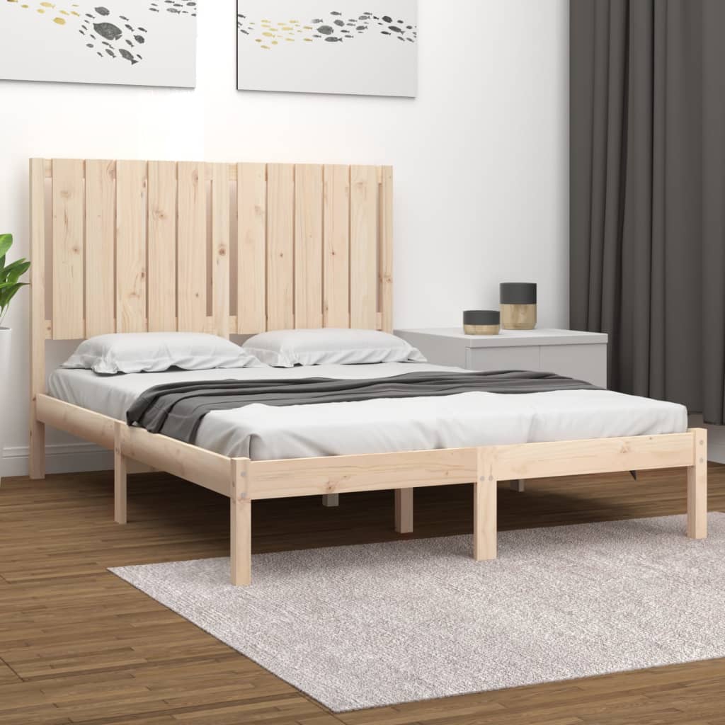 Bedframe zonder matras massief grenenhout 120x200 cm – afbeelding 1