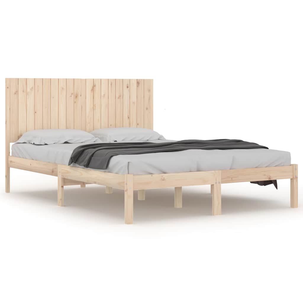 Bedframe massief hout 180x200 cm – afbeelding 2