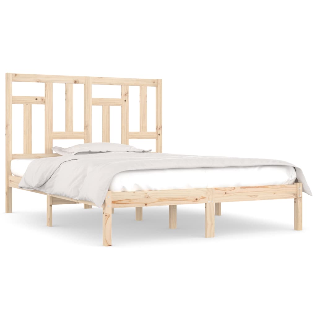 Bedframe massief grenenhout 140x190 cm – afbeelding 2