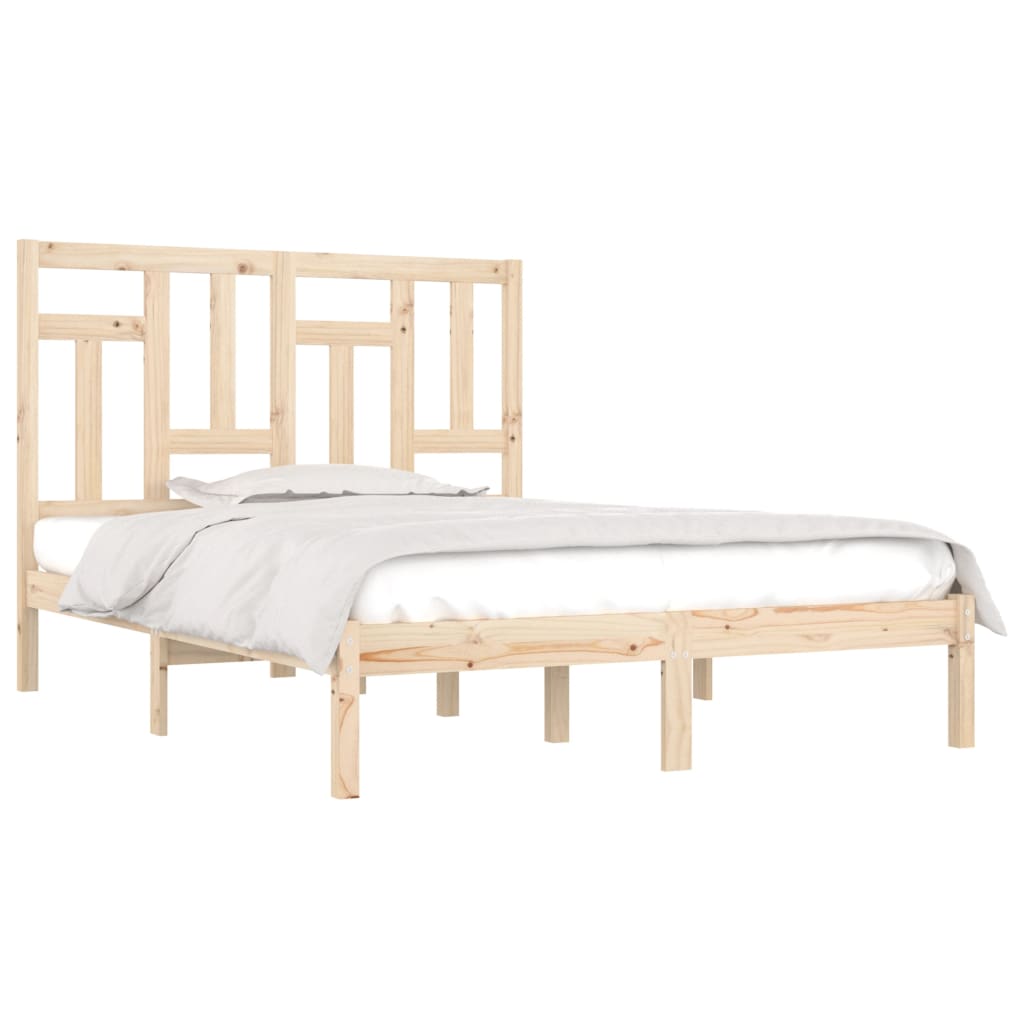 Bedframe massief grenenhout 140x190 cm – afbeelding 3