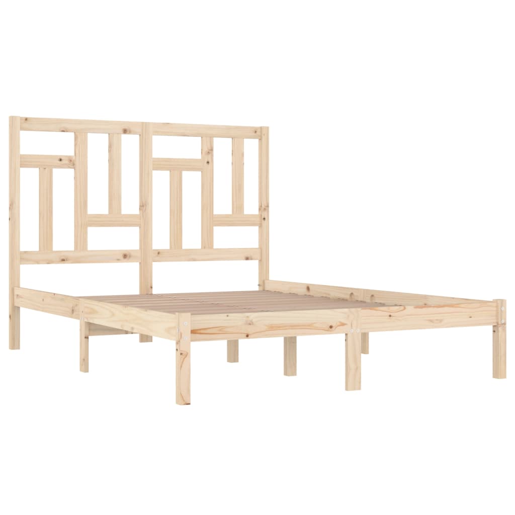 Bedframe massief grenenhout 140x190 cm – afbeelding 4