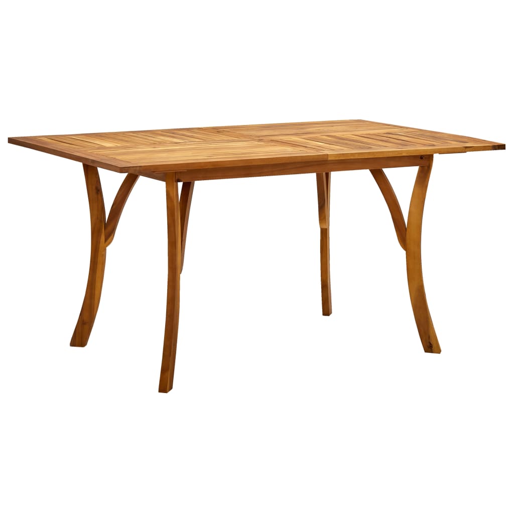 Tuintafel 150x90x75 cm massief acaciahout