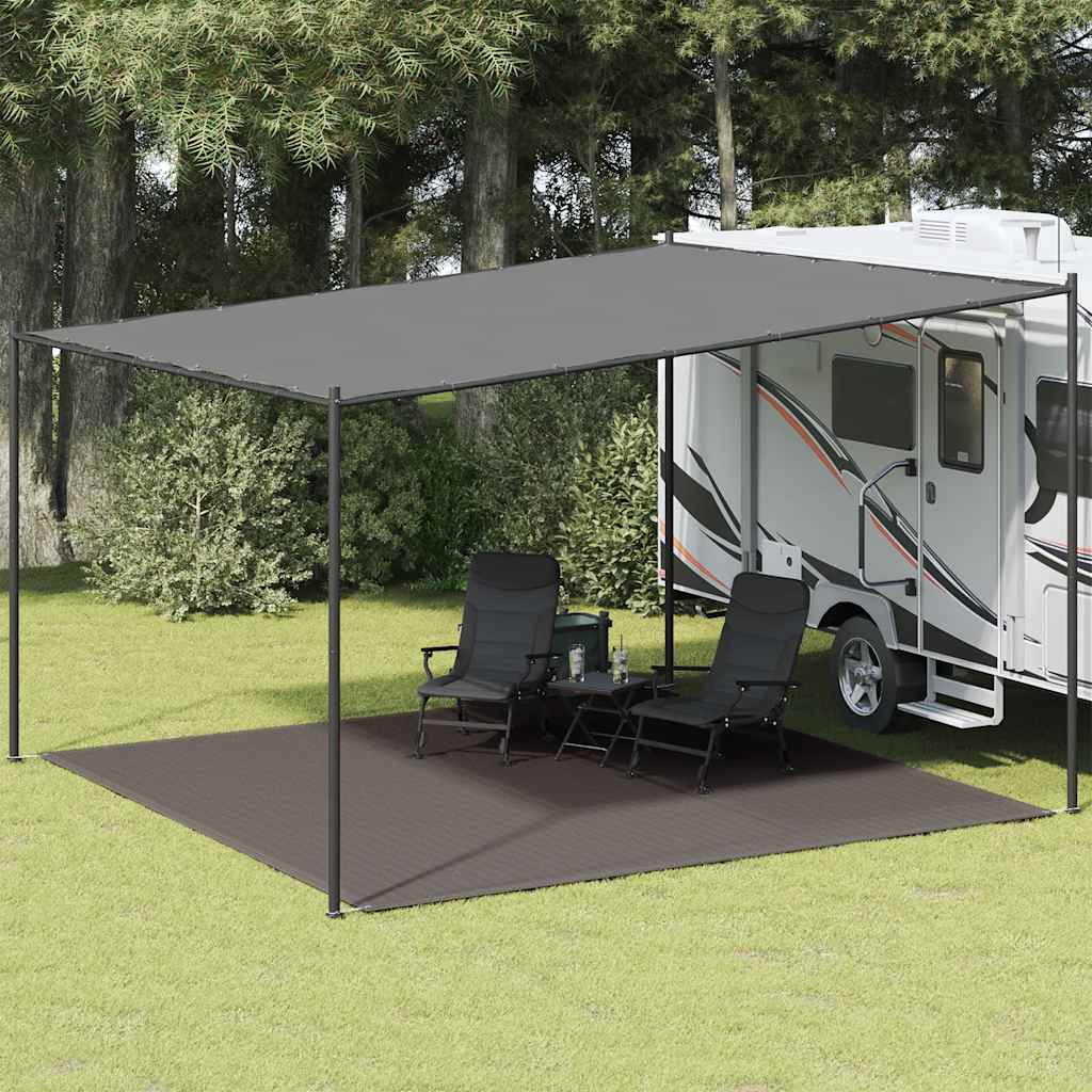 Tenttapijt 400x400 cm antracietkleurig