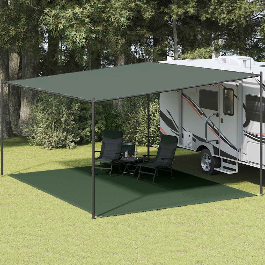Tenttapijt 400x500 cm HDPE donkergroen