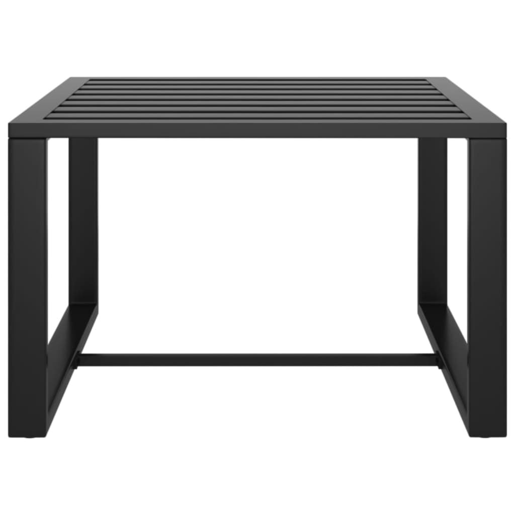 3-delige Loungeset met kussens aluminium antracietkleurig – afbeelding 6