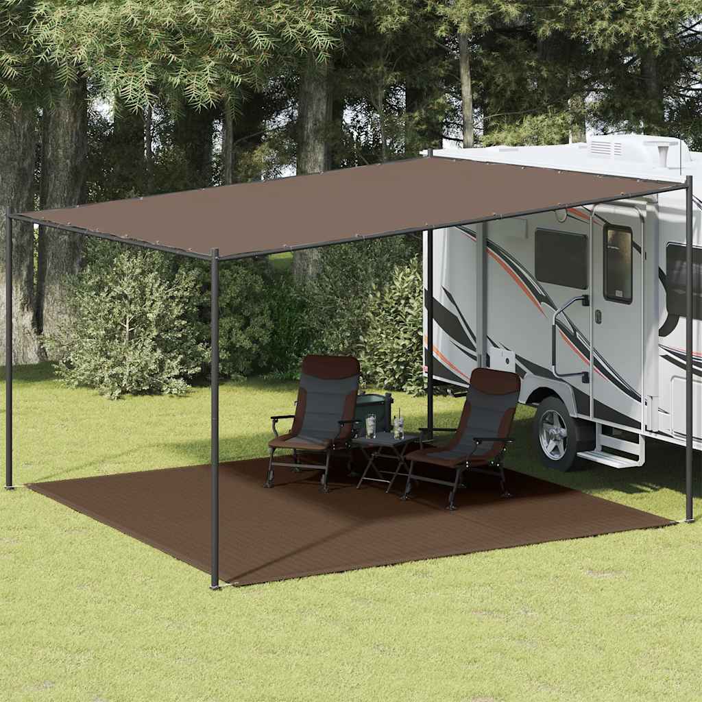 Tenttapijt 400x400 cm bruin