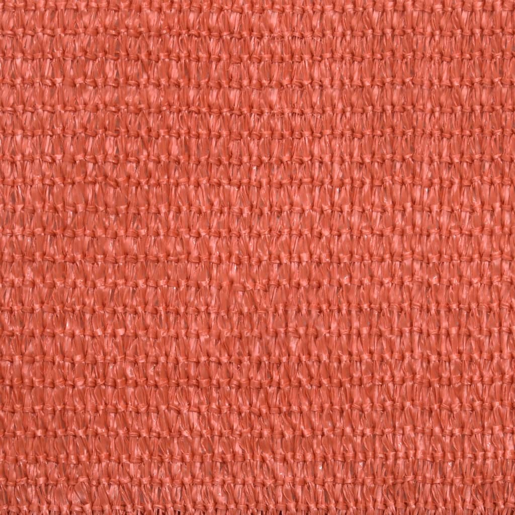 Zonnezeil 160 g/m² 2x2 m HDPE terracottakleurig – afbeelding 9