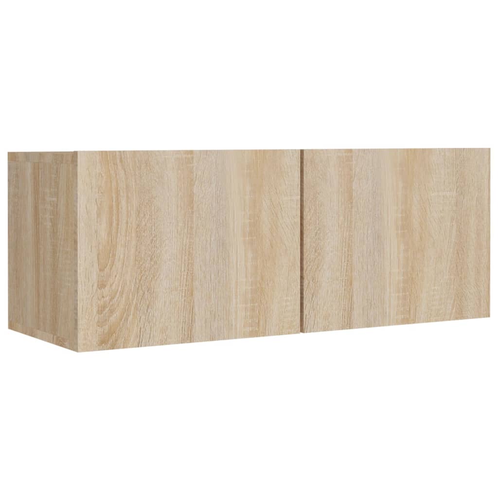 8-delige Tv-meubelset bewerkt hout sonoma eikenkleurig – afbeelding 4