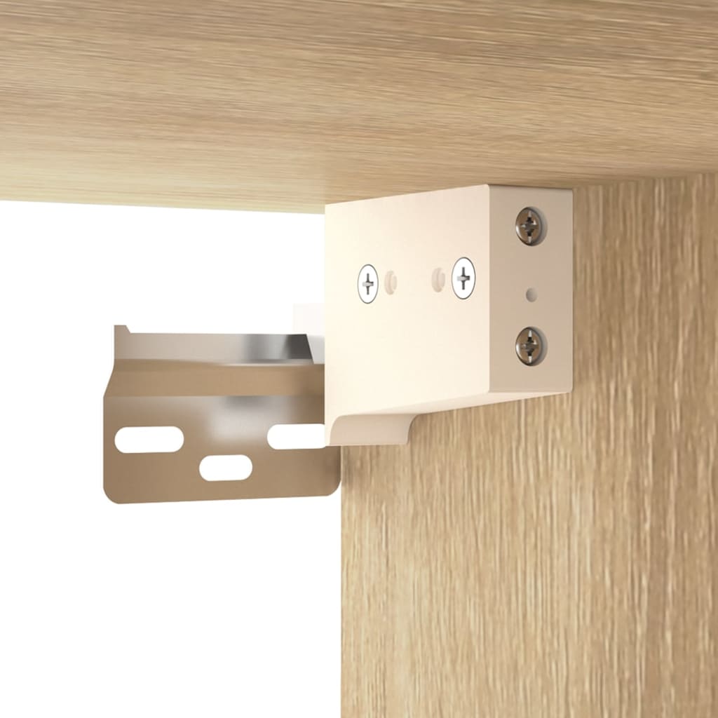 8-delige Tv-meubelset bewerkt hout sonoma eikenkleurig – afbeelding 8