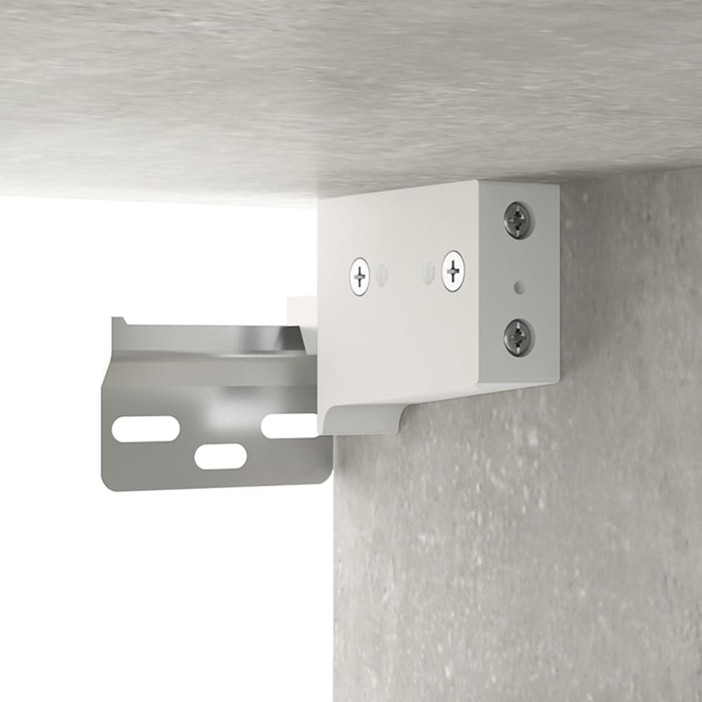 8-delige Tv-meubelset bewerkt hout betongrijs – afbeelding 8
