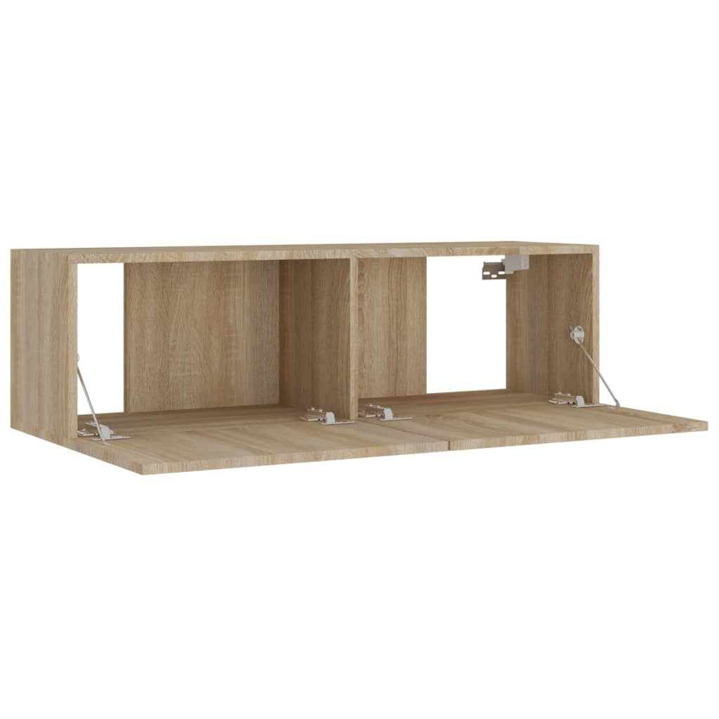 8-delige Tv-meubelset bewerkt hout sonoma eikenkleurig – afbeelding 5