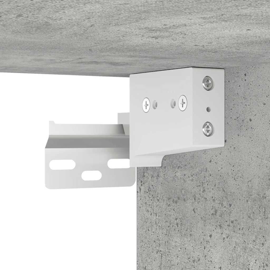 7-delige Tv-meubelset bewerkt hout betongrijs – afbeelding 8