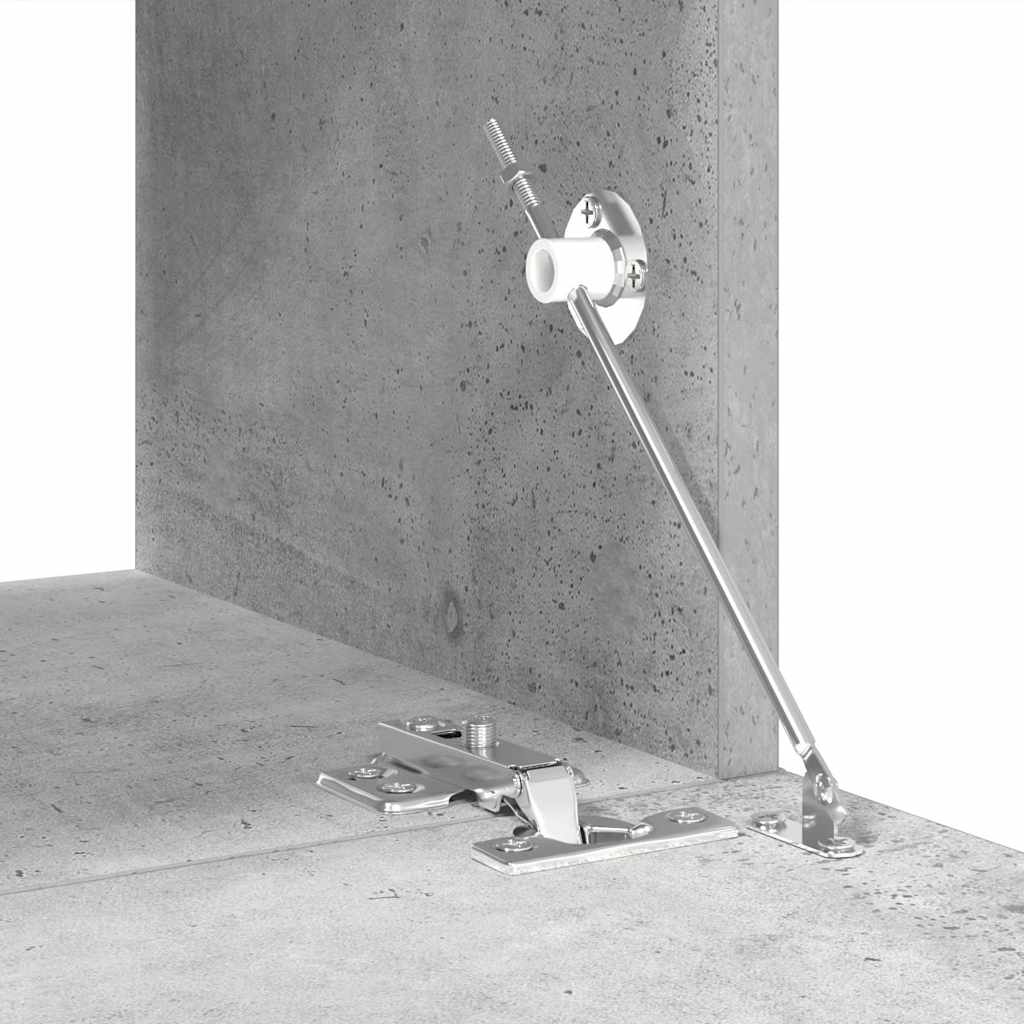 7-delige Tv-meubelset bewerkt hout betongrijs – afbeelding 9