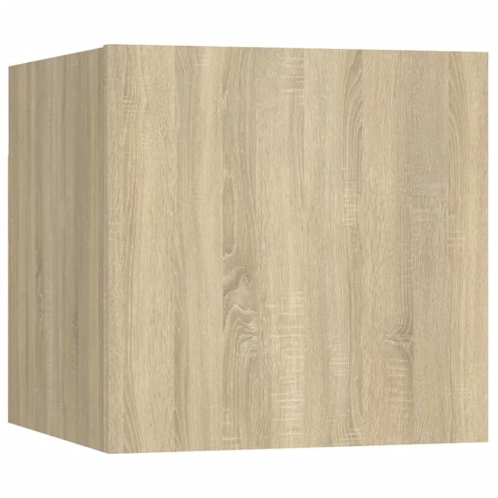 8-delige Tv-meubelset bewerkt hout sonoma eikenkleurig – afbeelding 4