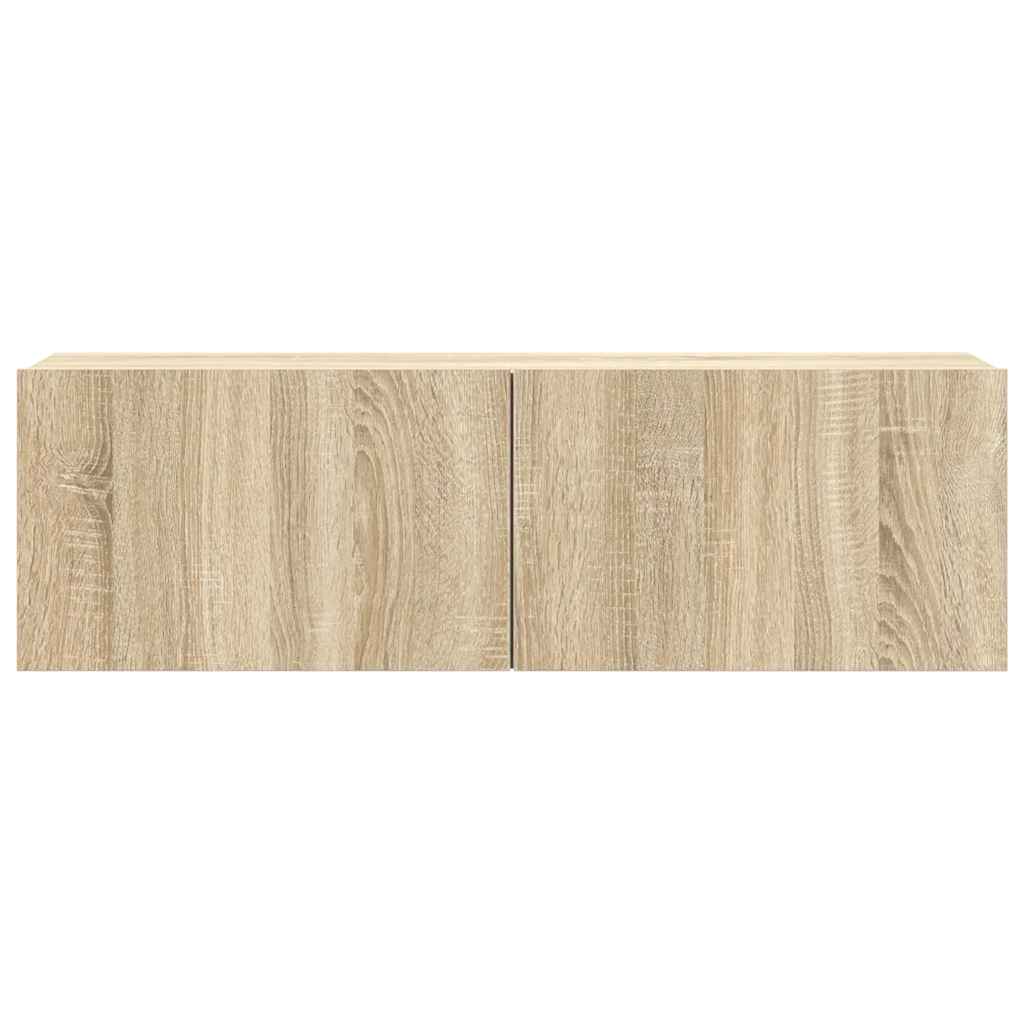 7-delige Tv-meubelset bewerkt hout sonoma eikenkleurig – afbeelding 5