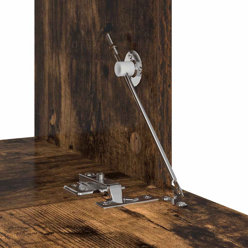 4-delige Tv-meubelset bewerkt hout gerookt eikenkleurig – afbeelding 9