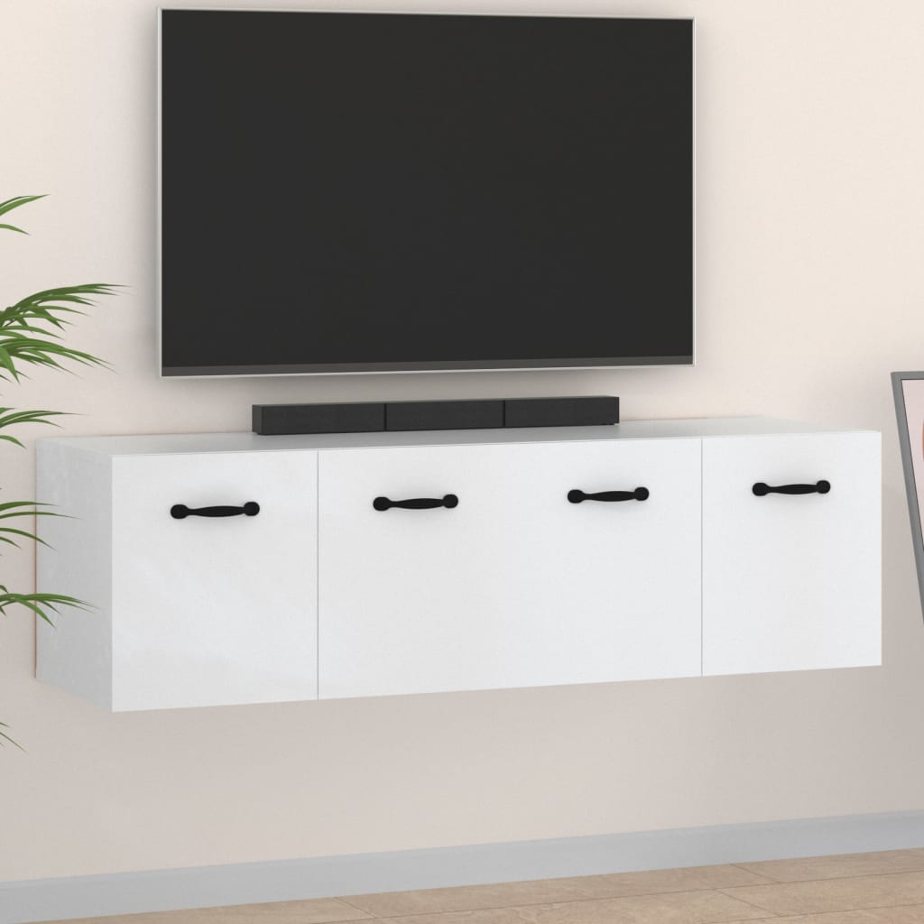 Wandkasten 2 st 80x35x36,5 cm bewerkt hout wit