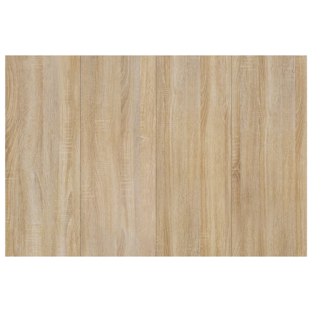Hoofdbord met kastjes bewerkt hout sonoma eikenkleurig – afbeelding 7