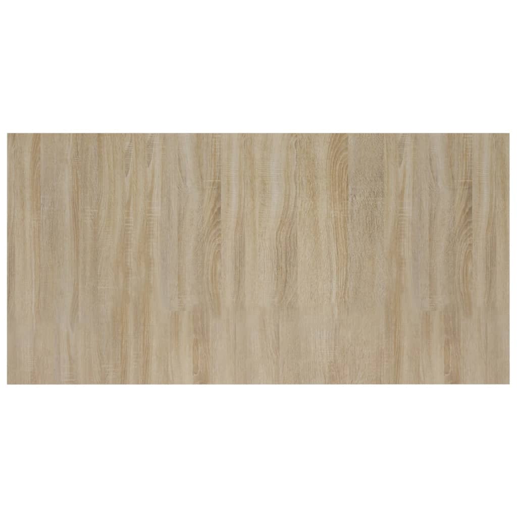 Hoofdbord met kastjes bewerkt hout sonoma eikenkleurig – afbeelding 7