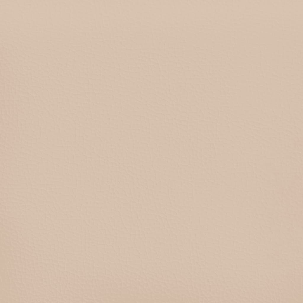 Hoofdbord cappuccino 160x5x118/128 cm Kunstleer – afbeelding 7