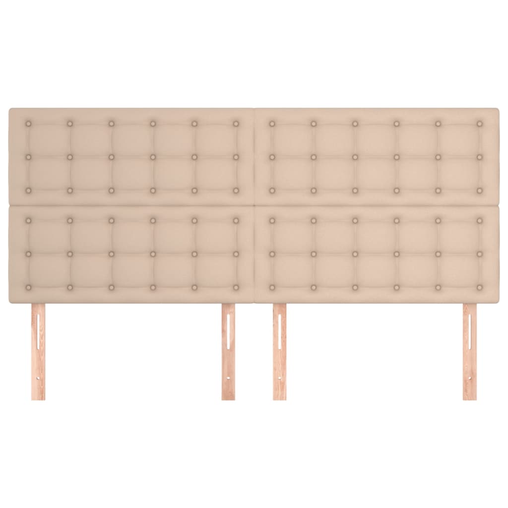Hoofdbord cappuccino 180x5x118/128 cm Kunstleer – afbeelding 3