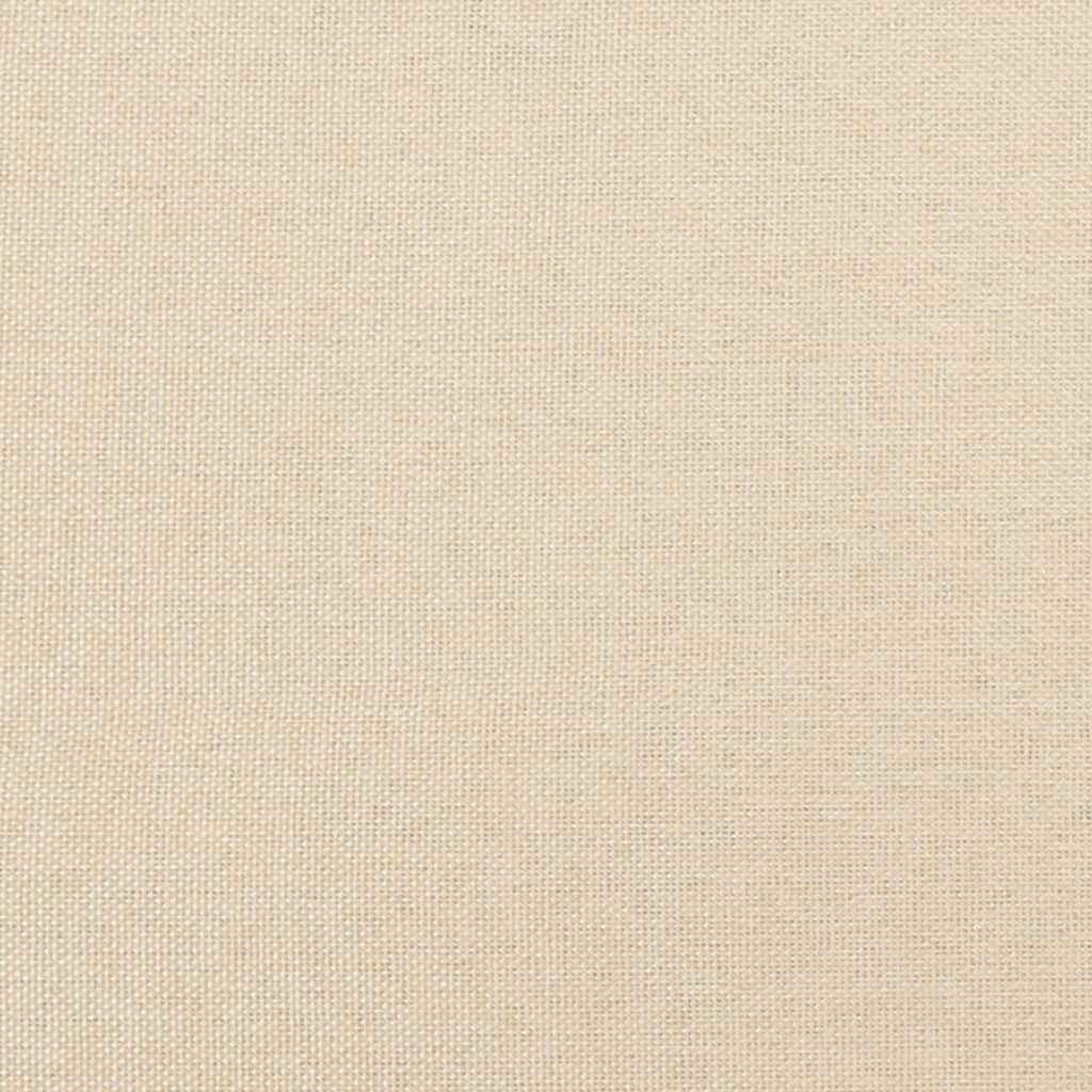 Hoofdbord crème 160x5x118/128 cm stof – afbeelding 7