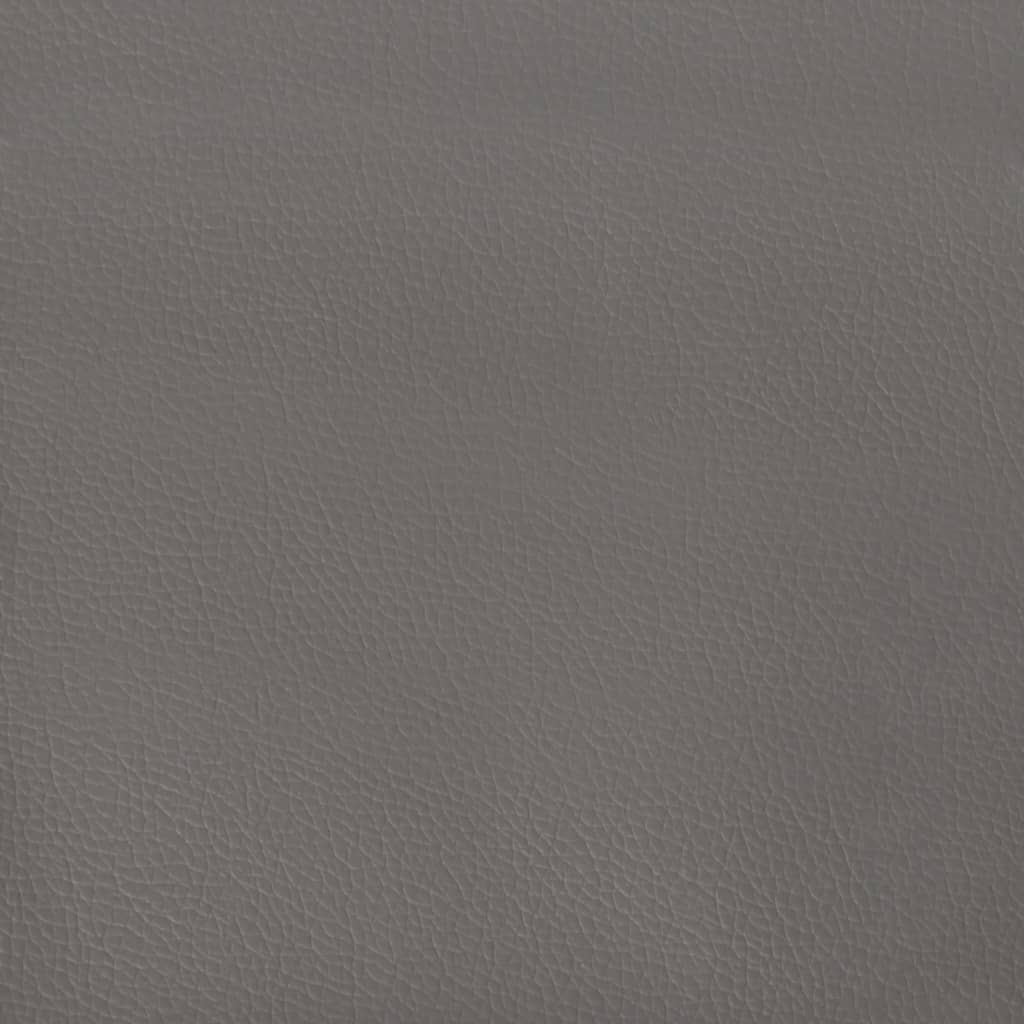 Hoofdbord met randen 83x23x78/88 cm kunstleer grijs – afbeelding 6