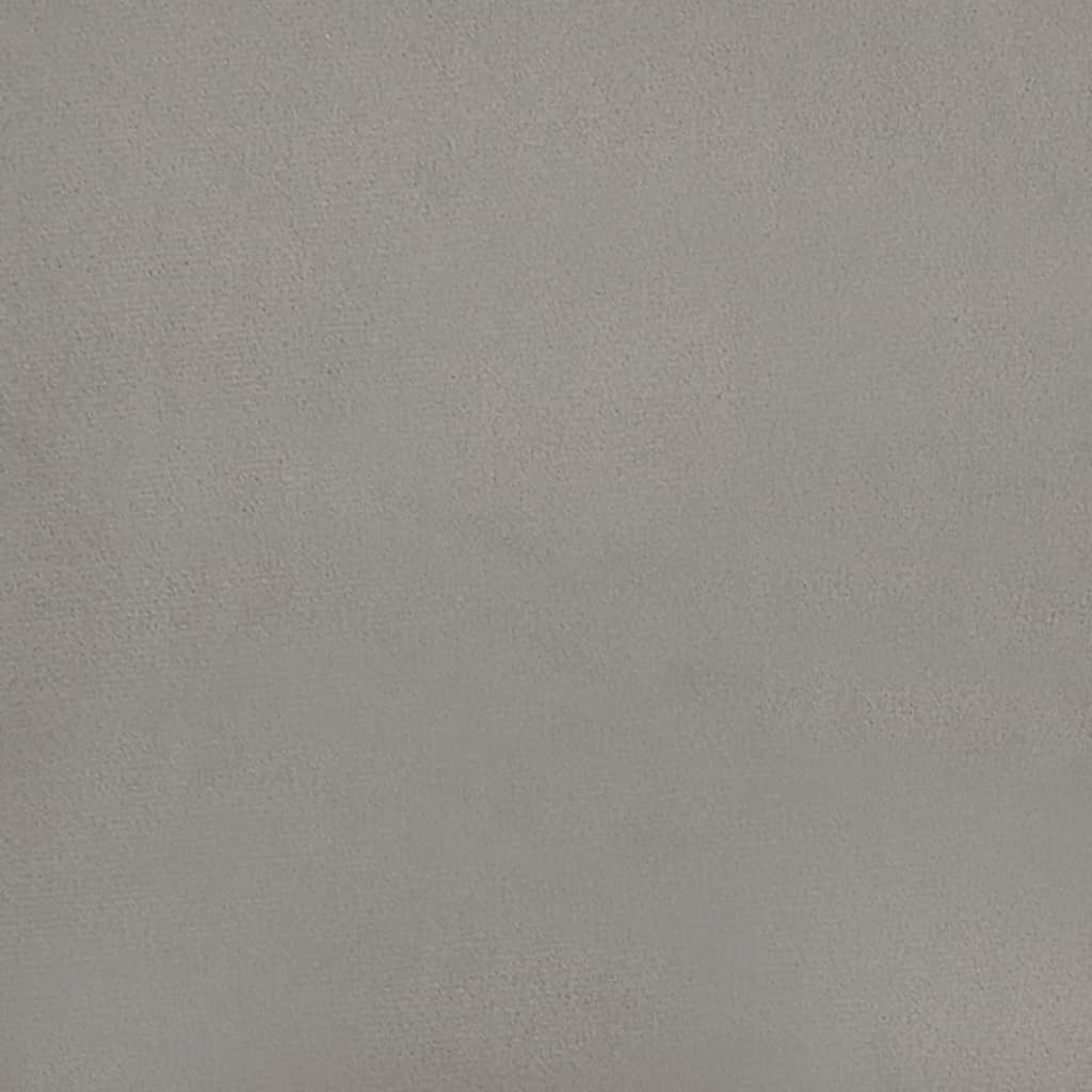 Hoofdbord met randen 83x23x78/88 cm fluweel lichtgrijs – afbeelding 8