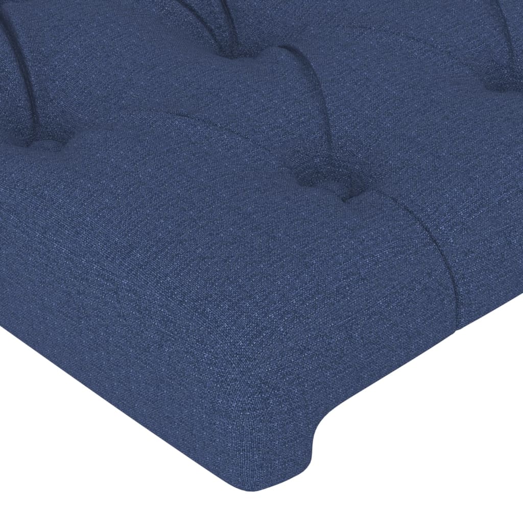 Hoofdbord met randen 93x23x78/88 cm stof blauw – afbeelding 5